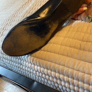 Tory Burch navy blue flats size 10, fit’s size 9